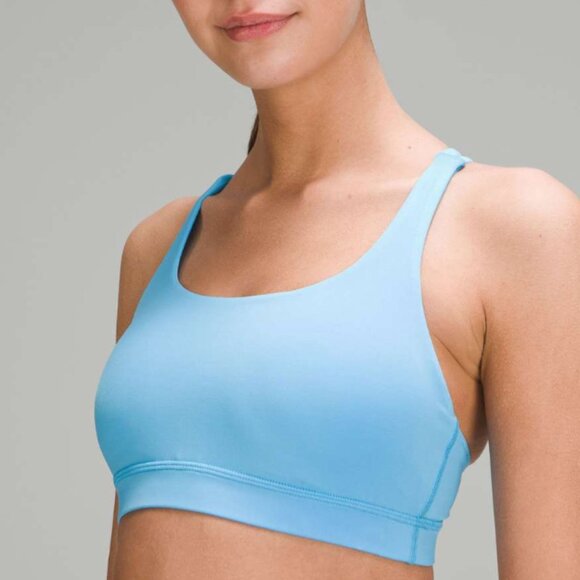 Lululemon Energy Bra *Medium Support, B–D Cups Kayak Blue Light - Picture 3 of 9